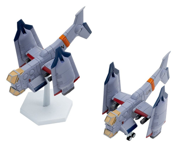 Rebuild of Evangelion SYUTO Tiny Scale Plastic Model Kit UNAF Close Air Support VTOL Aircraft YAGR-3