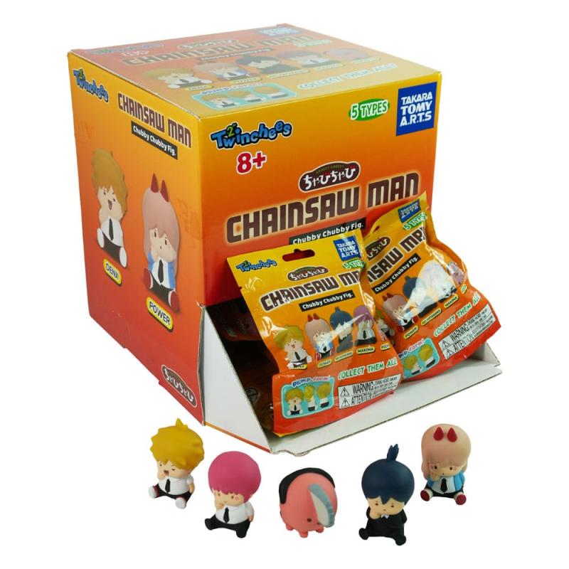 Chainsaw Man Twinchees Mini Figures Chubby Chubby 5 cm Display (24)