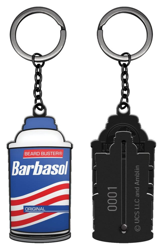 Jurassic Park Keychain Sliding Barbasol Can 1