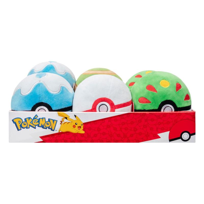 Pokémon Plush Figures Poké Balls 10 cm Assortment (6)