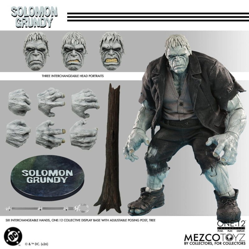 DC Comics One:12 Collective Action Figure 1/12 Solomon Grundy 1