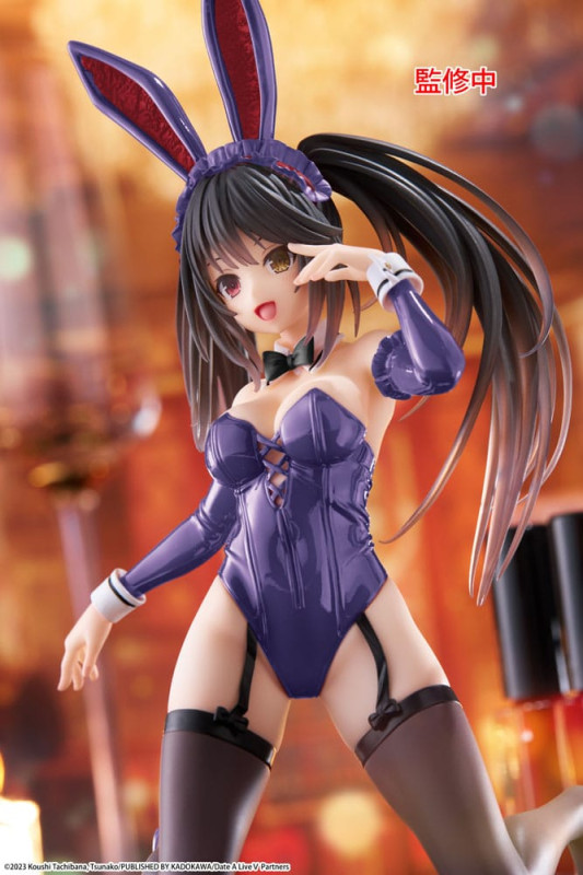Date A Live V PVC Statue Desktop Cute Figure Kurumi Tokisaki Bunny Ver. Renewal 13 cm 4
