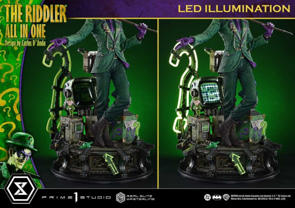 DC Comics Real Elite Masterline Series Statue 1/3 The Riddler All In One (Design by Carlos D'Anda) 7 7