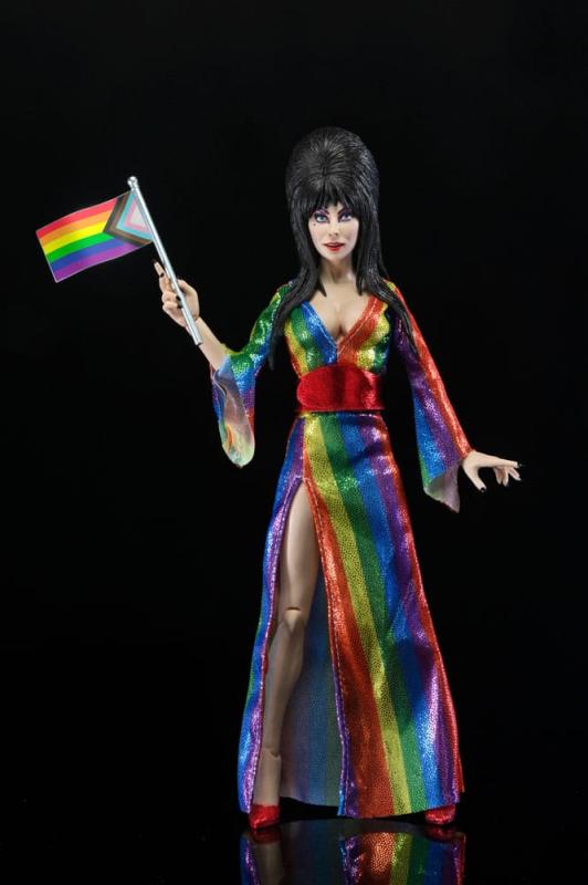 Elvira, Mistress of the Dark Clothed Action Figure Over the Rainbow Elvira 20 cm