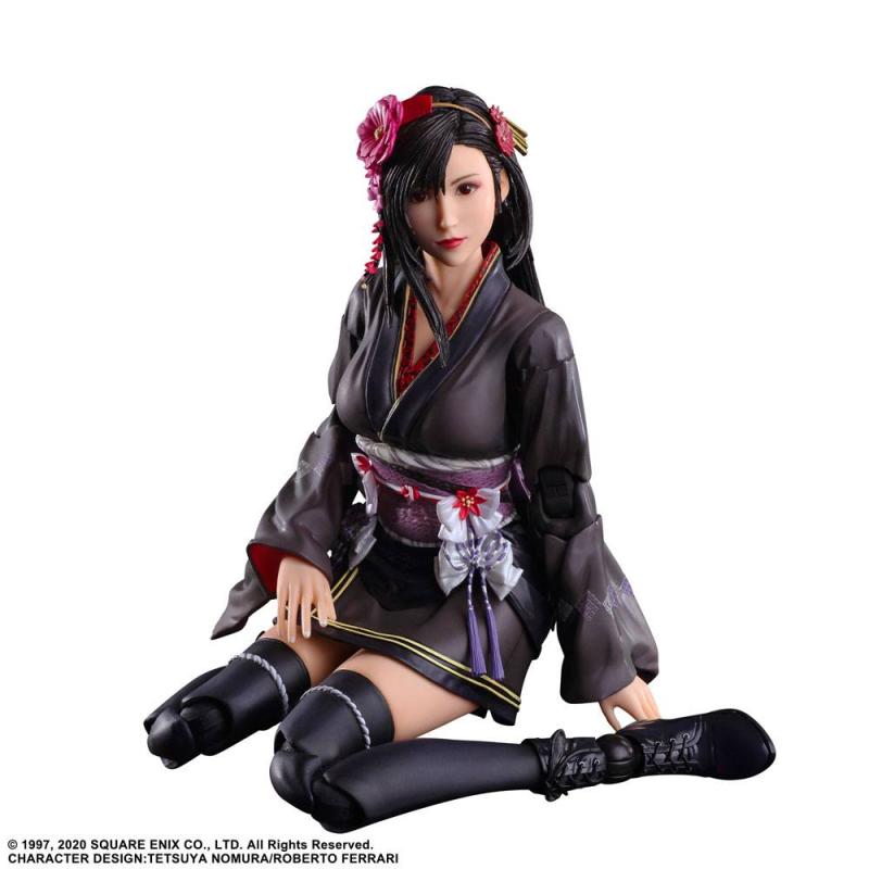 Final Fantasy VII Remake Play Arts Kai Action Figure Tifa Lockhart Exotic Dress Ver. 25 cm 12