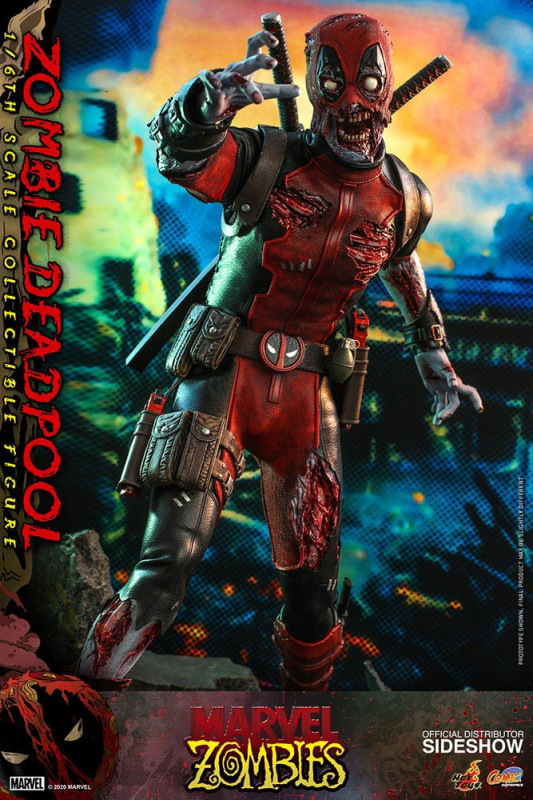 Marvel Zombies Comic Masterpiece Action Figure 1/6 Zombie Deadpool 31 cm 6