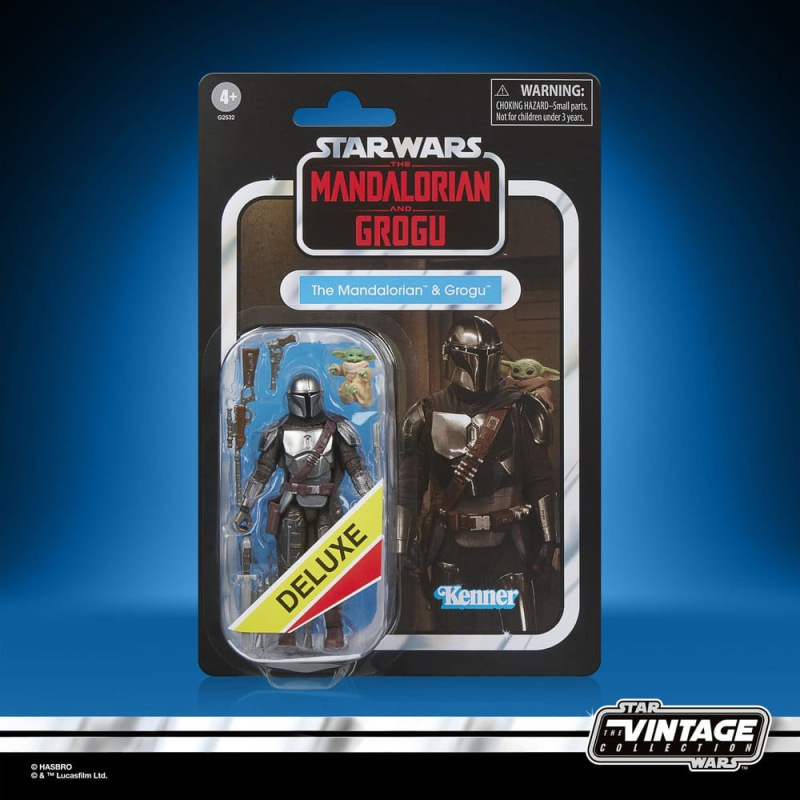 Star Wars: The Mandalorian & Grogu Vintage Collection Action Figure The Mandalorian & Grogu 10 cm 2