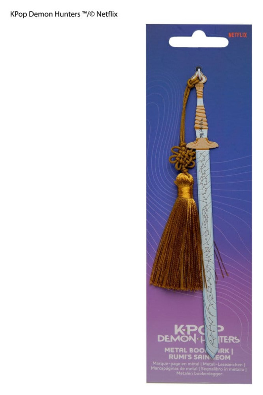 KPop Demon Hunters Metal Bookmark Rumi's Saingeom 2