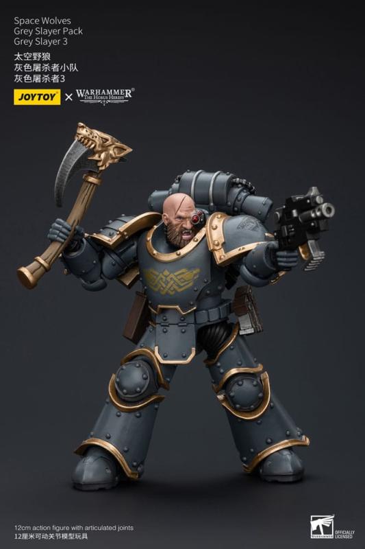 Warhammer The Horus Heresy Action Figure 1/18 Space Wolves Grey Slayer Pack Grey Slayer 3 12 cm