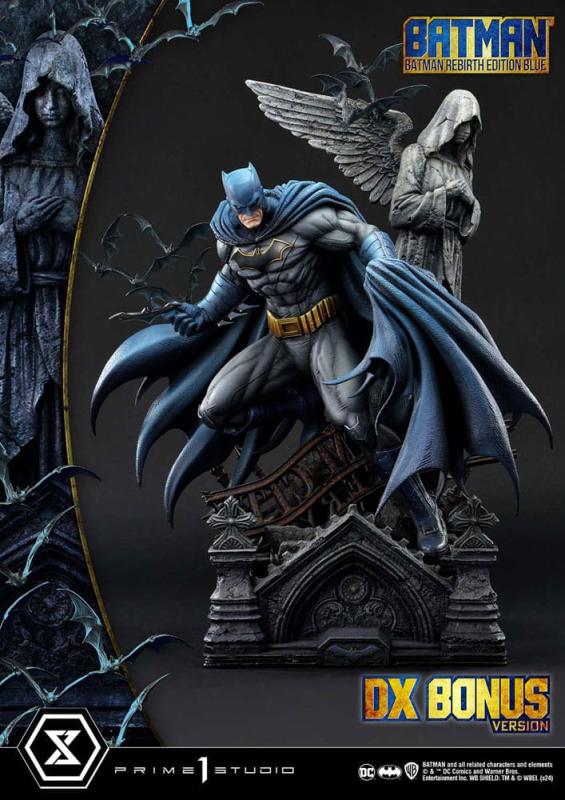 Batman Ultimate Premium Masterline Series Statue 1/4 Batman Rebirth Edition Blue Deluxe Bonus Versio