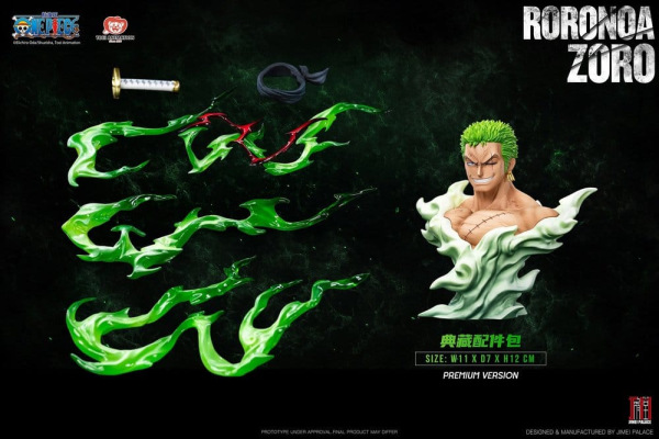 One Piece Legendary Straw Hat Crew Series Statue Roronoa Zoro (Premium Version) 34 cm 5
