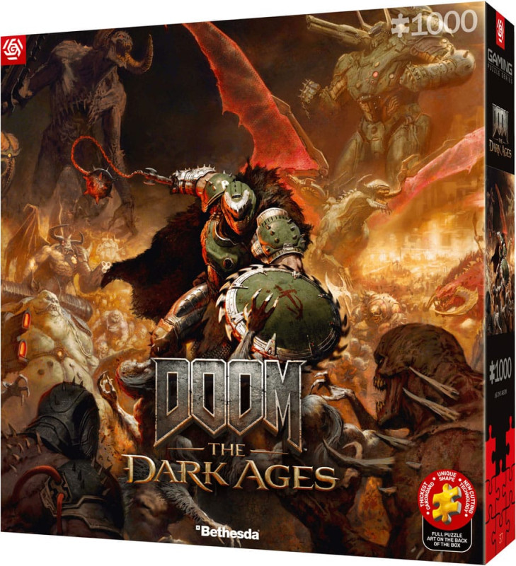 Doom The Dark Ages Puzzle Slayer's Rag (1000 pieces) 4