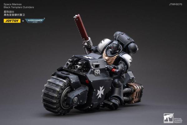 Warhammer 40k Vehicle 1/18 Black Templars Outrider Bike 22 cm 2