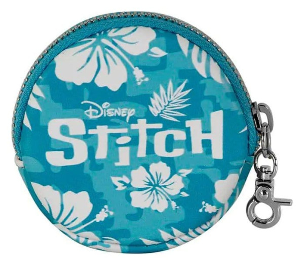 Lilo & Stitch Face-Cookie Coin Purse Aloha Blue 1