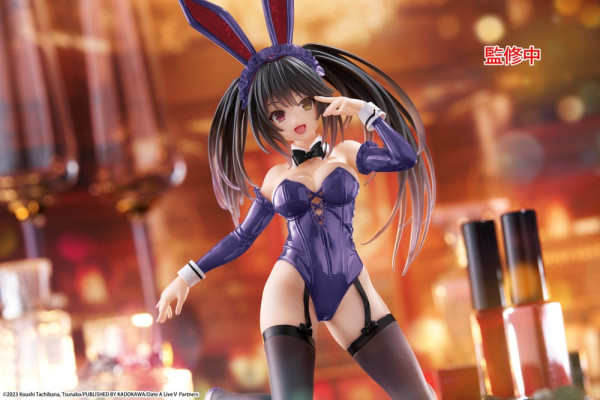 Date A Live V PVC Statue Desktop Cute Figure Kurumi Tokisaki Bunny Ver. Renewal 13 cm 3