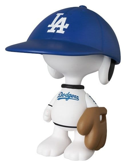 MLB × Peanuts UDF PVC Figure Los Angeles Dodgers Snoopy 7 cm