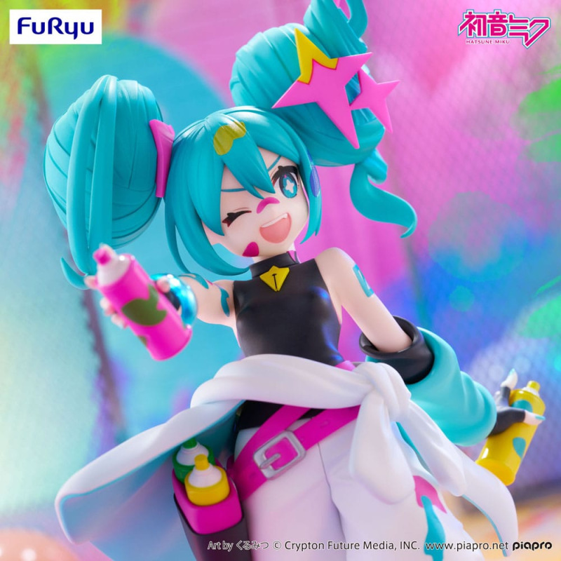 Hatsune Miku Trio-Try-iT PVC Statue Miku Paint Girl 19 cm 6