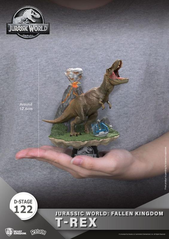 Jurassic World: Fallen Kingdom D-Stage PVC Diorama T-Rex 13 cm reproduction 7