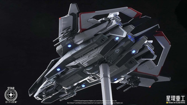 Star Citizen Pre-assembled Plastic Model Kit 1/100 Anvil F8C Lightning Pre-Assembled Finished Model 3