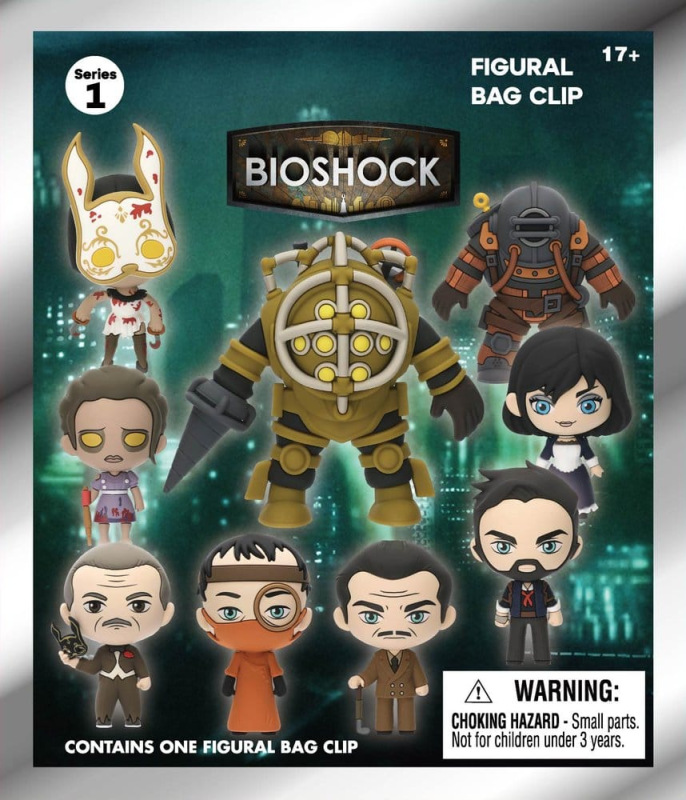 BioShock 3D PVC Bag Clips Series 1 Blind Bag Display (24) 1