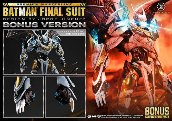 Justice League (Comics) Premium Masterline Statue Batman Final Suit (Design by Jorge Jimenez) Bonus 2