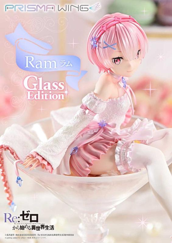 Re:ZERO Starting Life in Another World Prisma Wing PVC Statue 1/7 Ram Glass Edition 24 cm 1