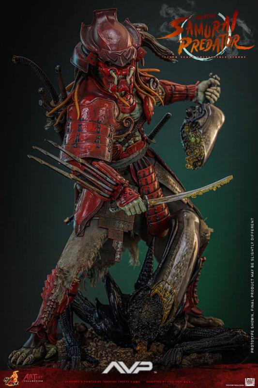 Alien vs. Predator Artist Collection Action Figure 1/6 Akaoni Samurai Predator 35 cm