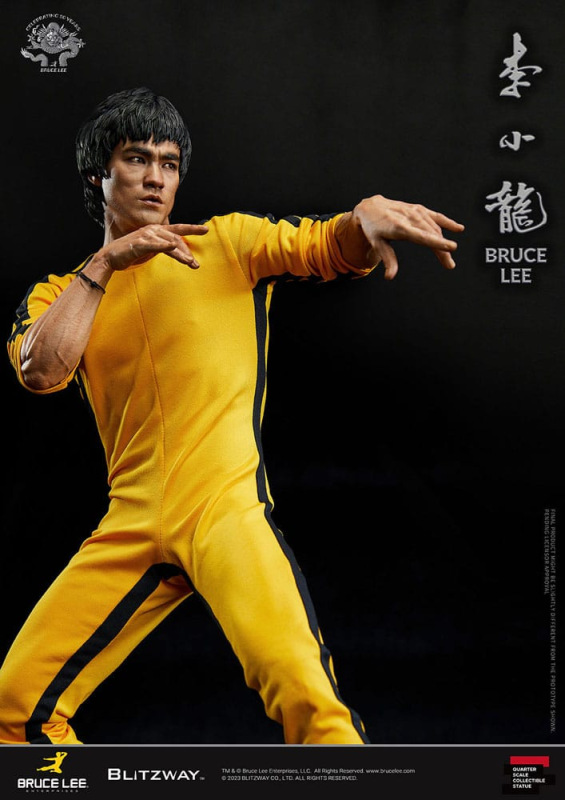 Bruce Lee Statue 1/4 50th Anniversary Tribute 55 cm 12
