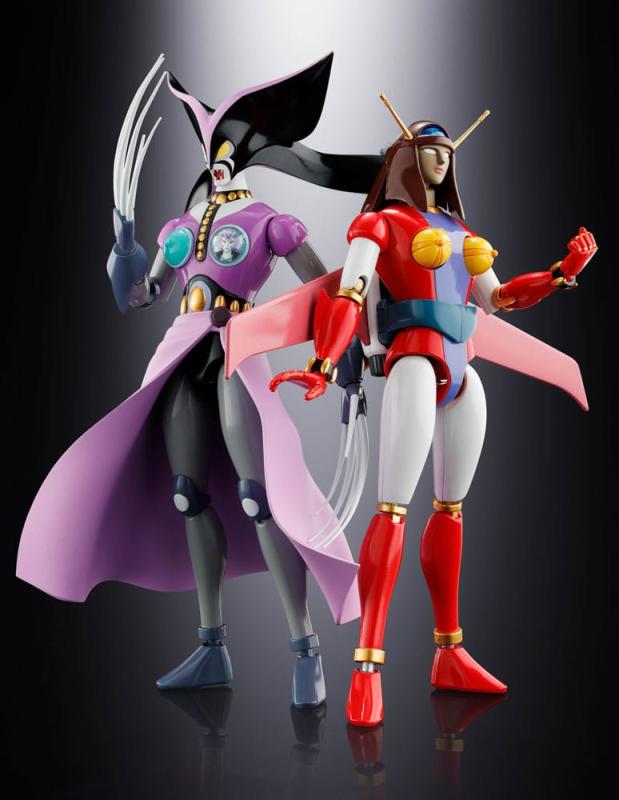 Great Mazinger Soul of Chogokin Diecast Action Figures GX-114 Janus & GX-12R Venus A Set 17 cm