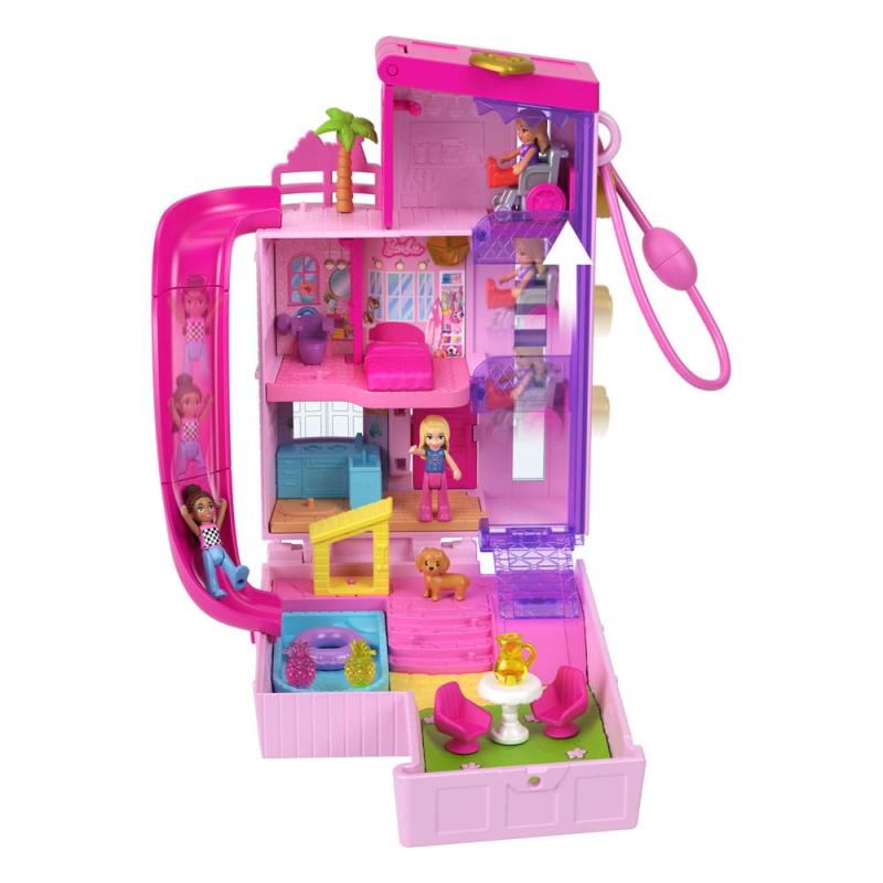 Barbie Polly Pocket Mini Figures & Playset Dollhouse