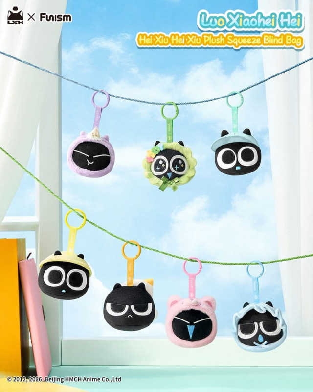 Luo Xiaohei Hei Xiu Hei Xiu Plush Figure Squishy Blind Bag Display (6) 2