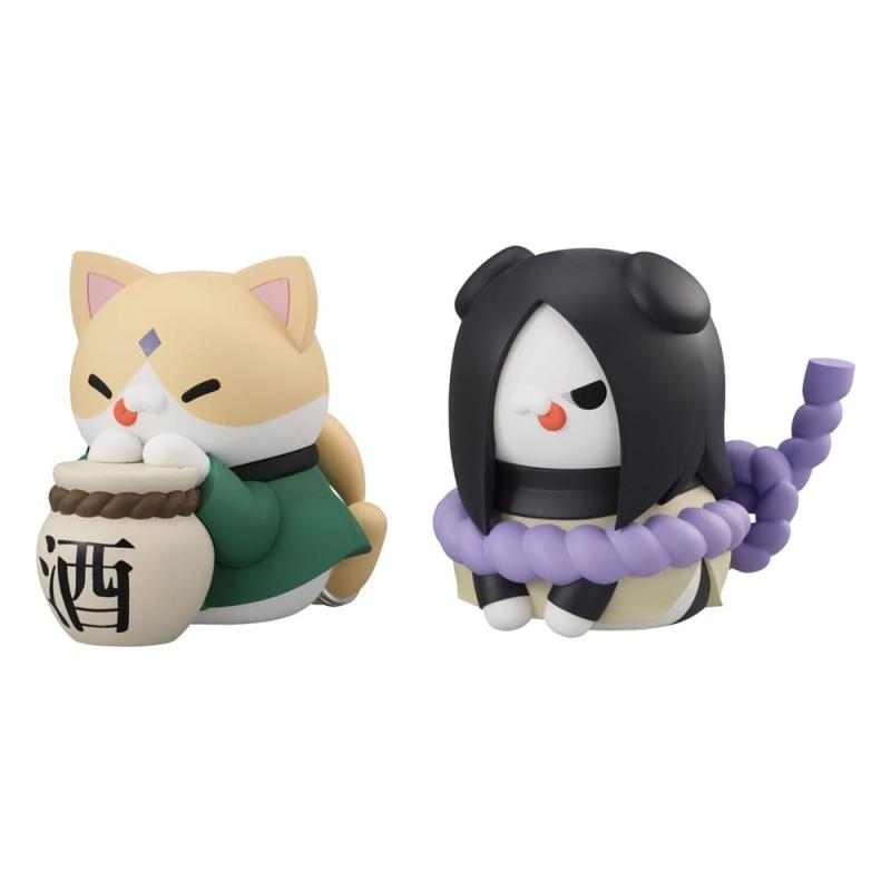 Naruto Shippuden Mega Cat Project Trading Figures Nyanto! The Big Nyaruto Series The Sannin Set 10 c