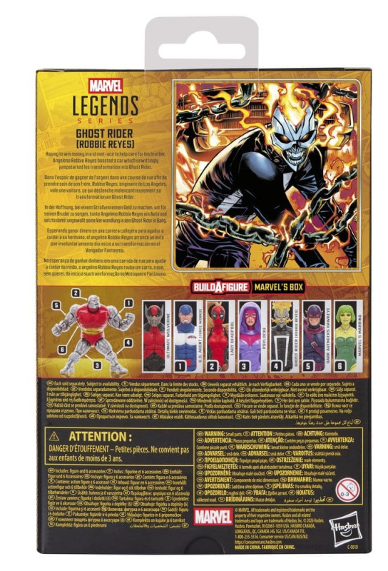 Marvel Legends Action Figure Ghost Rider (Robbie Reyes) (BAF: Marvel's Box) 15 cm 1