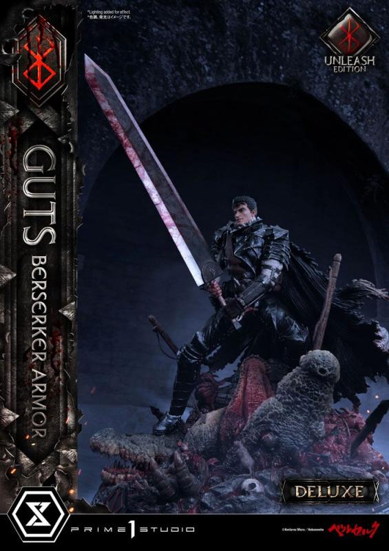 Berserk Statue 1/4 Guts Berserker Armor Unleash Edition Deluxe Version 91 cm