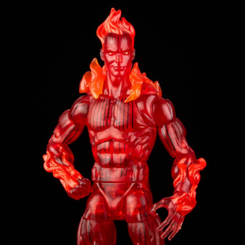 Fantastic Four Marvel Legends Retro Action Figure Human Torch 15 cm