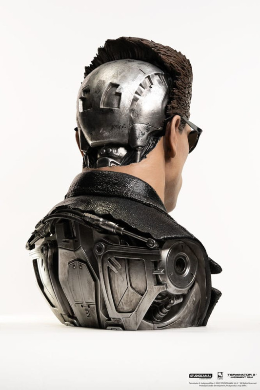 Terminator Replik 1/1 T-800 Model 101 Art Mask Painted Standard Version 46 cm 3