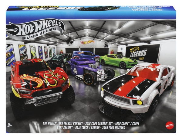 Hot Wheels Silver Series Die-Cast Vehicle 6-Pack 1/64 Legends 9