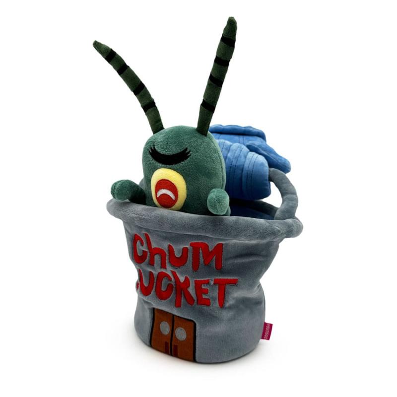 SpongeBob SquarePants Plush Figure Plankton Chum Bucket 22 cm