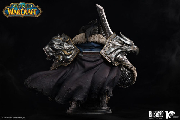 World of Warcraft Bust 1/3 Varian Wrynn 46 cm 5