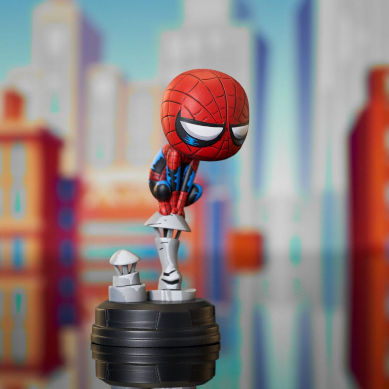 Marvel Animated Statue Spider-Man on Chimney 15 cm 2