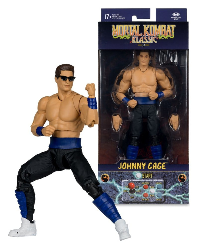 Mortal Kombat Klassics Action Figure Johnny Cage 19 cm 3