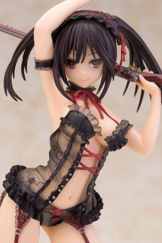 Date A Live Statue 1/7 Kurumi Tokisaki Lingerie Ver. Black 24 cm 3