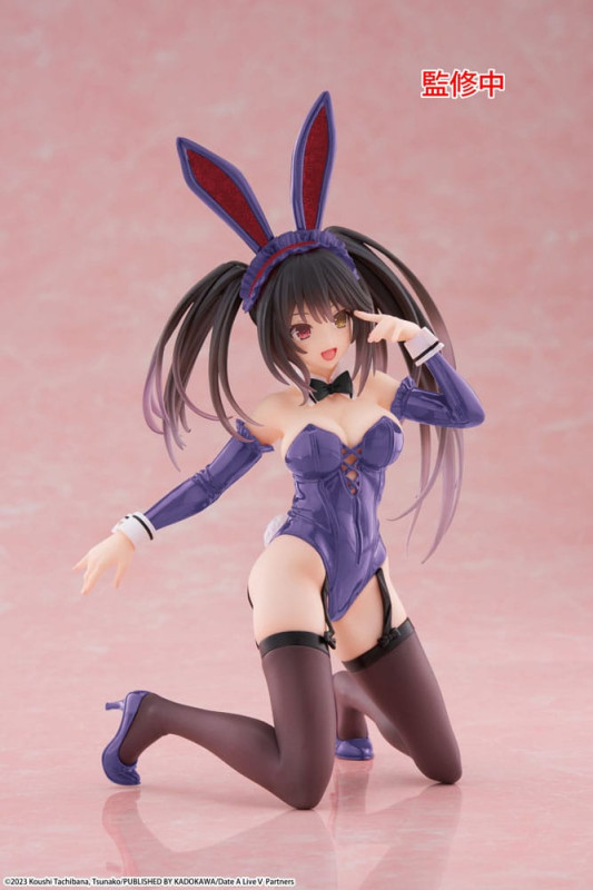 Date A Live V PVC Statue Desktop Cute Figure Kurumi Tokisaki Bunny Ver. Renewal 13 cm 1