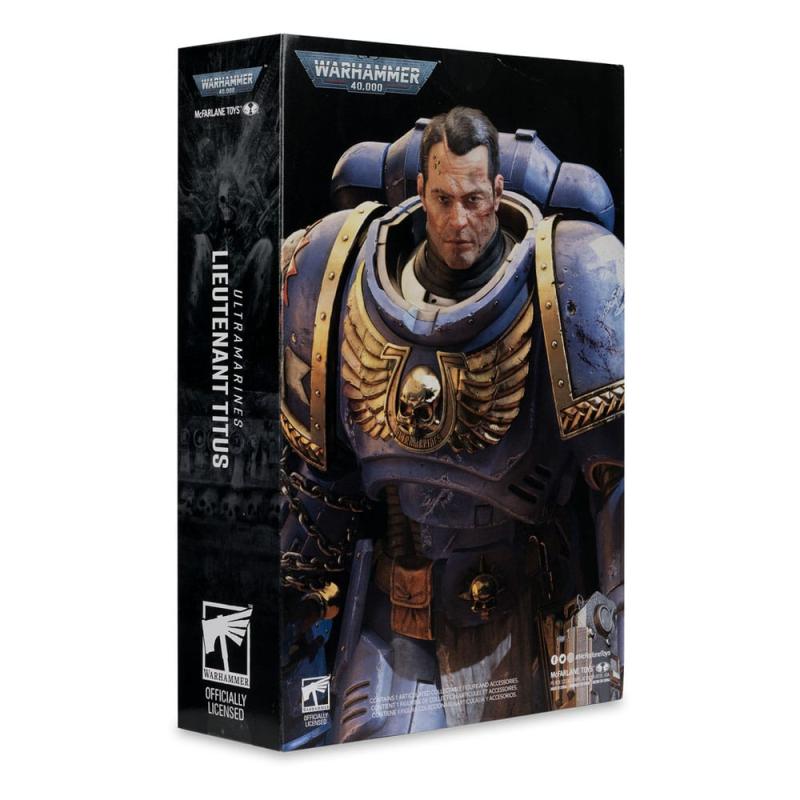 Warhammer 40,000 Action Figure Ultramarines: Lieutenant Titus 18 cm