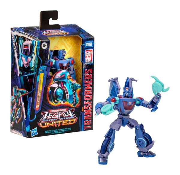 Transformers Generations Legacy United Deluxe Class Action Figure Cyberverse Universe Chromia 14 cm