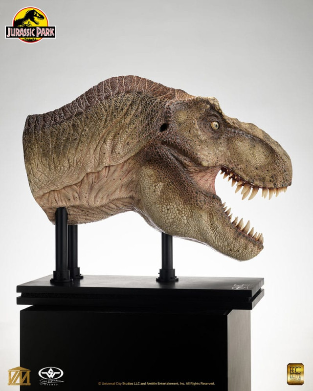 Jurassic Park 1/2 Statue T-Rex Head 105 cm 13