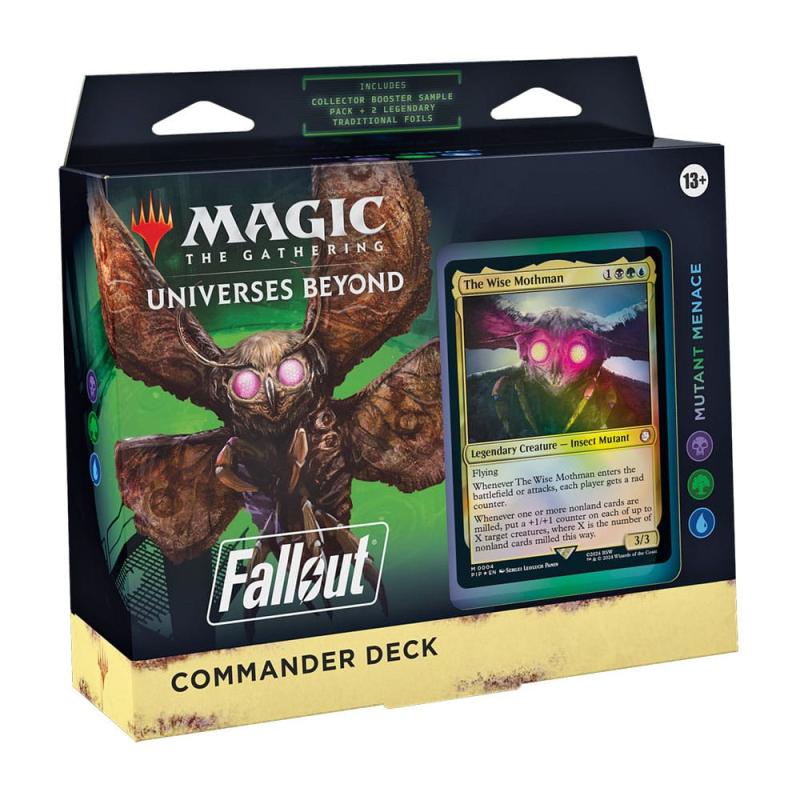 Magic the Gathering Universes Beyond: Fallout Commander Decks Display (4) english