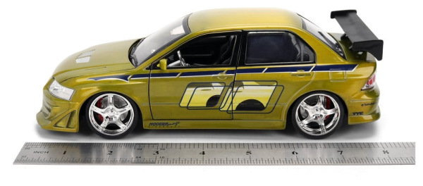 Fast & Furious Diecast Model 1/24 Anniversary Mitsubishi 9 cm 10