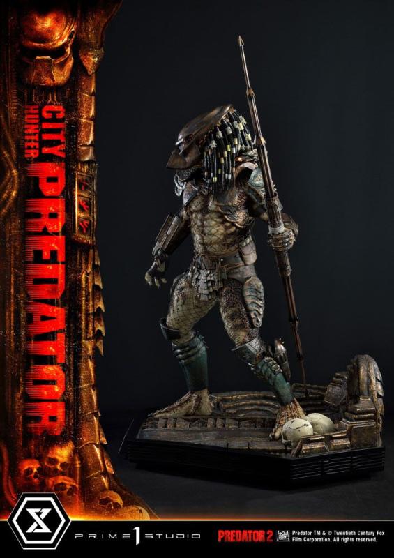 Predator 2 Museum Masterline Statue 1/3 City Hunter Predator 105 cm