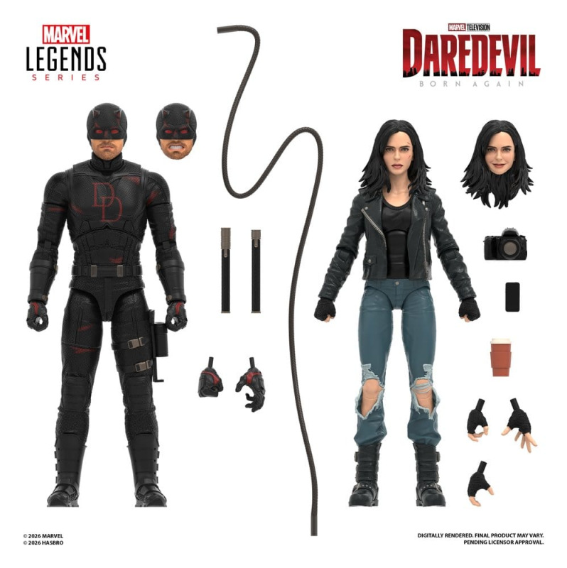 Daredevil: Born Again Marvel Legends Action Figure 2-Pack Daredevil & Jessica Jones 15 cm 3